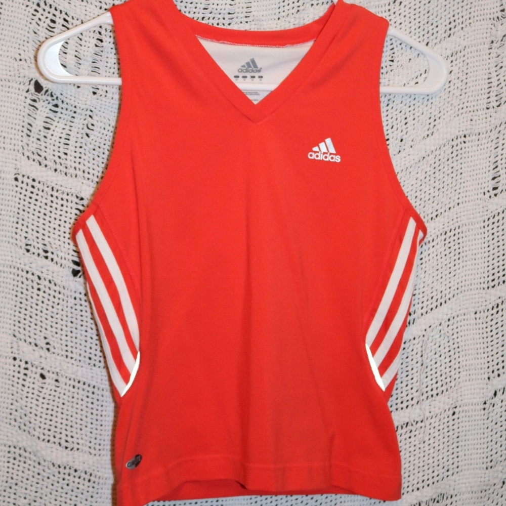 Orange Adidas Tank